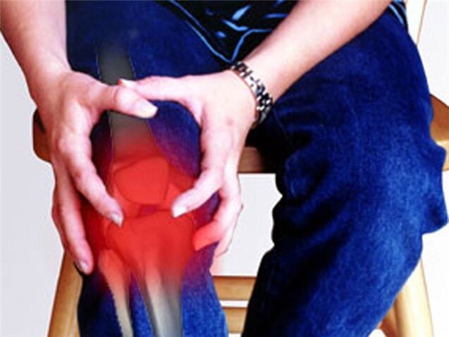 Болка во коленото зглоб предизвикана од патолошки процес