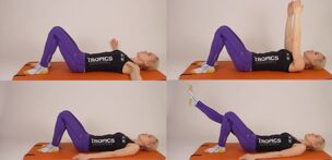 Вежба за зајакнување на мускулите на грбот