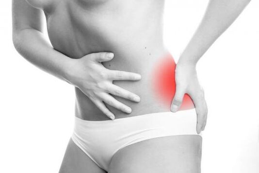 болка во долниот дел на грбот поради женски болести